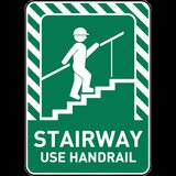 Stairway Use Handrail Sign